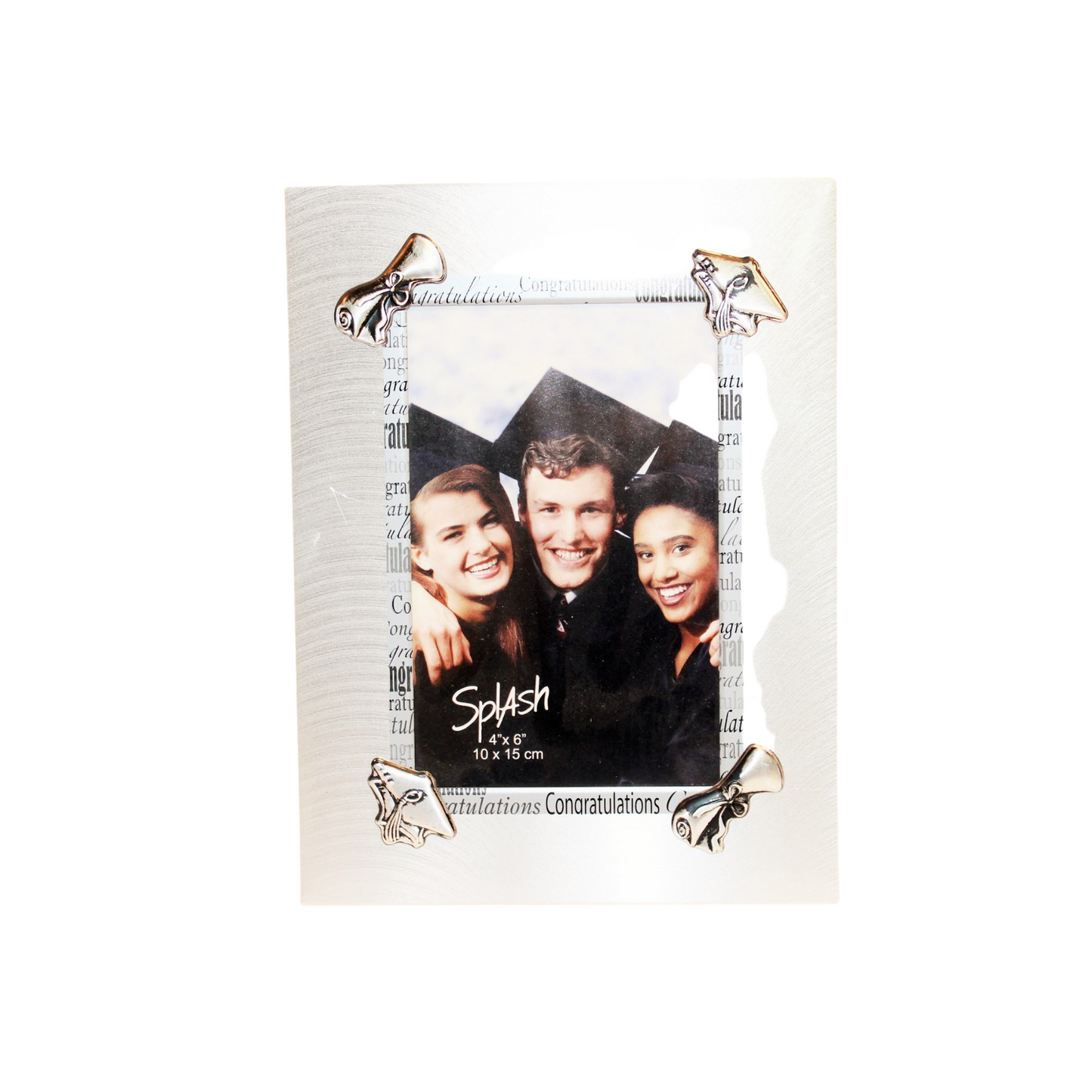 Brush Silver Grad Frame