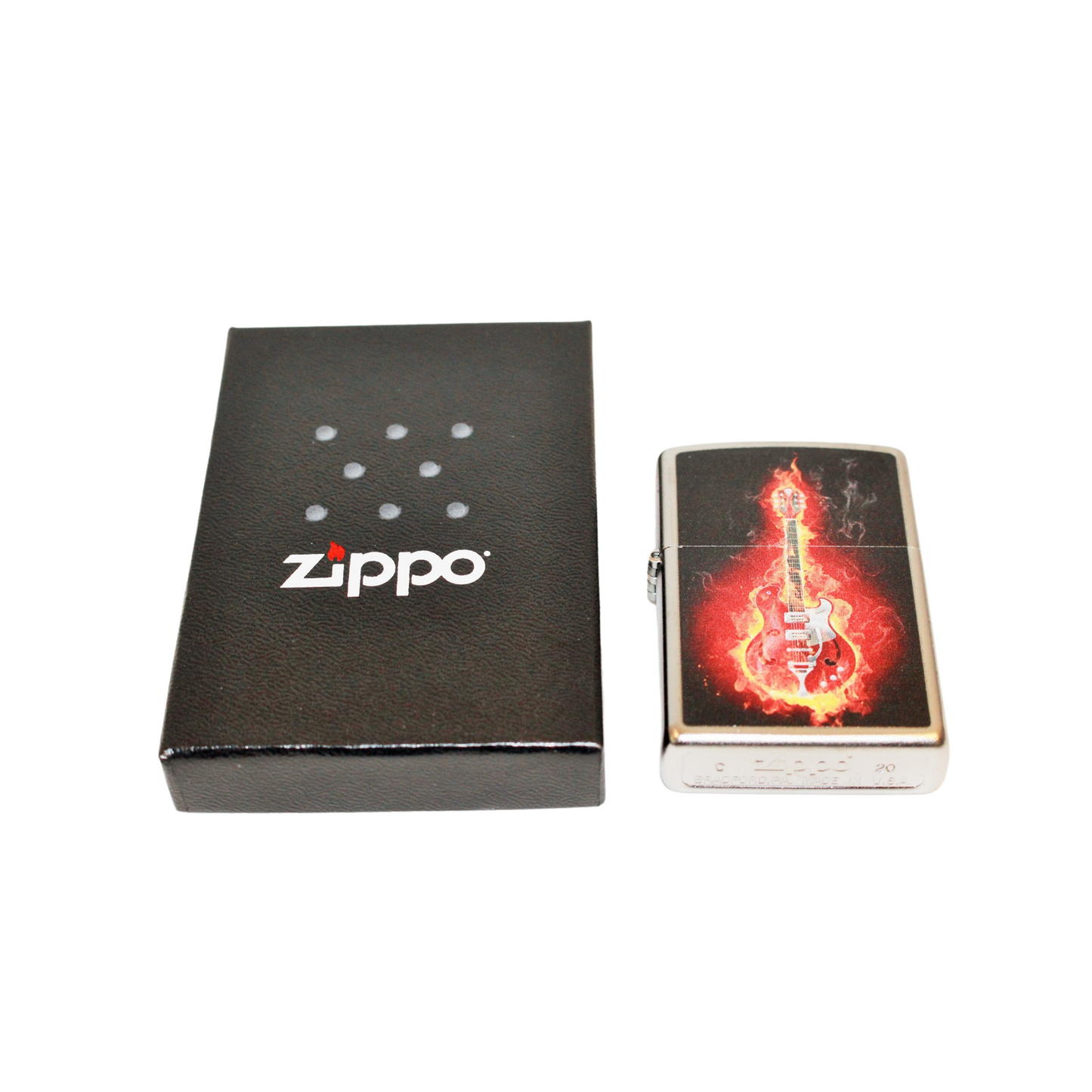 Zippo Guitar in Flames