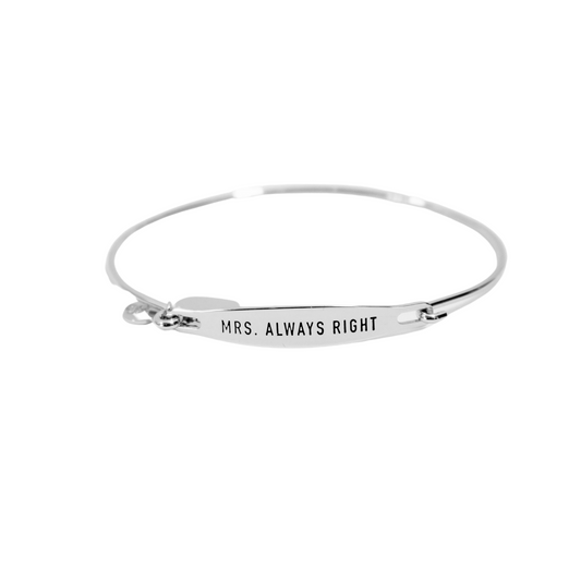 Sterling silver bangle