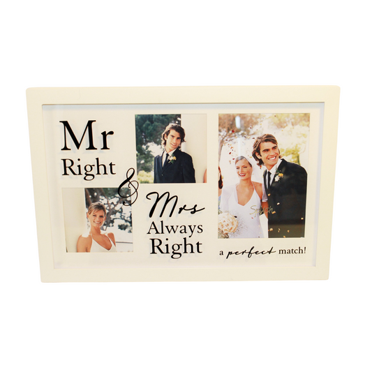 Mr Right & Mrs Always Right Frame