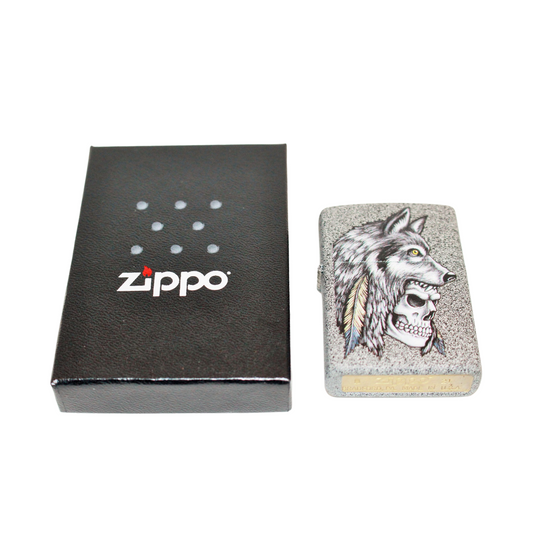 Zippo Wolf Skull